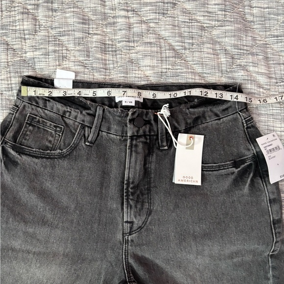 Good American High Rise Straight Leg Jeans Sz 6 NWT | Good American Jeans NEW - - Picture 11 of 11